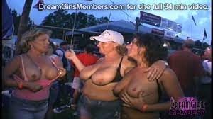 Wild Biker Chicks Show Tits Ass and Pussy at a Rally - Pornhub.com
