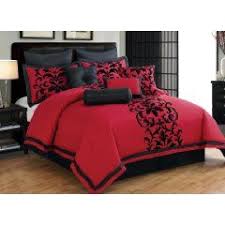 Black And White Bedroom Set Queen This Comforter Set In Striking Red With Black Pattern Is One Of Many You Will Find On My Long List Of Queen Size Red Comforter Sets Red Comforter Red Bedding