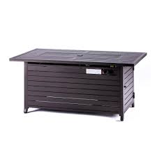 Wind guard glass protection for flames. Legacy Heating 56 In X 21 In Rectangular Fire Table With Glass Wind Guard Cover And Table Lid In Bronze Cdfp S Cbmocha The Home Depot