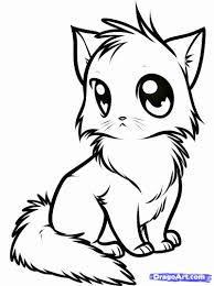 Anime Animals Coloring Pages Lovely How To Draw A Cute Anime Cat Step By Step Anime An Em 2020 Desenhos De Gatos Desenhos De Animais Fofinhos Desenhos De Animais Fofos