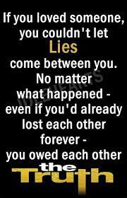 Quotes about lying to someone you love. Quotes About Lies About Love Quotesgram