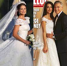 For brides who want to emulate amal alamuddin's romantic bridal look, flick through our gallery of wedding dresses in the style of the beautiful mrs george clooney. Amal Alamuddin Wedding Dress Off 64 Medpharmres Com