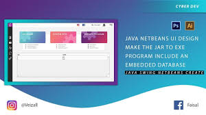 Make The Jar To Exe Program Include An Embedded Database H2 Part 1