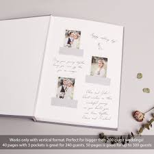 Wedding guest book alternative, guest book polaroid, 130 black pgs, 8.5x7 inch cardstock, wedding guestbook with blank pages, instax guest book for wedding photo booth props black guest book wedding 4.4 out of 5 stars 48 Guest Books By Liumy Guest Book Black Color White Pages Instant Wedding Album Party Decor