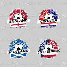 Scotland (united kingdom) at flags of the world. Euro 2020 Group D Country Icons With Flags Of England Scotland Croatia And Czech Republic Cihandemirok Com By Cidepix
