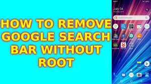 Nov 17, 2018 · try lean launcher, you can remove the google searh bar, and it has double tap to sleep option. How To Remove Google Search Bar From Home Screen Android 9 0 Pie Widget Youtube