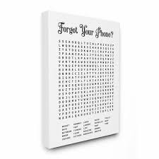 And, i've made it so easy for you because all you have to do is print them out, pop into a frame, and hang on your wall. Phone Crossword Puzzle Bathroom Word Design Graphic Art Modern Nordic Decor Custom Size Pictures Buy Wall Painting Art Painting Painting Product On Alibaba Com