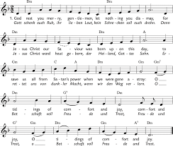 God Rest You Merry Gentlemen Gott Schenk Euch Ruh Ihr Lieben Leut