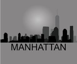 Free vector silhouettes for commercial use in.svg and.png format with a transparent background. Manhattan Skyline Silhouette Vector Art Graphics Freevector Com
