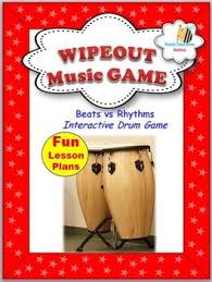 Music Game Wipe Out Elementary Music Classroom Elementary Music Education Homeschool Music