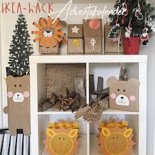 Kinderregal mit spielzeugaufbewahrung • material: Ikea Hack Adventskalender Pinterest Geschenkverpackung Pinspiration