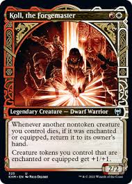 Download (*.txt) deck=boros tokens creature 4 young pyromancer 3 goblin rabblemaster 2 monastery mentor enchantment 2 legion's initiative 3 intangible virtue 2 purphoros, god of the forge land 4 sacred foundry 4 clifftop retreat 7 plains 7 mountain instant 2 boros charm 3 lightning. Koll The Forgemaster Boros Cedh Card Kingdom Blog