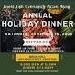 Annual Holiday Dinner event in Lower Lake, CA