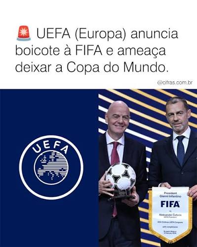 O futebol mundial vive um dos momentos mais tensos de sua governan&ccedil;a nos &uacute;ltimos anos. Nesta semana, as federa&ccedil;&otilde;es ligadas &agrave; UEFA anunciaram apoio un&acirc;nime a um boicote &agrave; Copa do Mundo