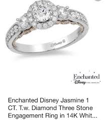 Zales Enchanted Disney Jasmine Engagement Ring Disney Engagement Rings Zales Engagement Rings Engagement Rings