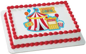 Carnival birthday cake cake by @kyes_cakes. Carnival Edible Cake Topper Decoration Amazon Com Grocery Gourmet Food