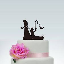 A cake topper is a perfect opportunity to tastefully (no pun intended) infuse your personal style into your wedding day decor. Funny Wedding Cake Topper Fishing Style Bride Groom Mr Mrs Cake Toppers With Commemorate Acrylic Cake Toppers Cake Decorating Supplies Aliexpress