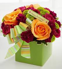 The Birthday Bouquet By Ftd Vase Included Birthday Flowers Bouquet Happy Birthday Flower Birthday Bouquet