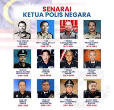Berikut ialah senarai ketua polis negara (kpn) malaysia sejak malaysia mencapai kemerdekaan pada 31 ogos 1957 Facebook