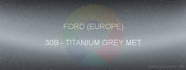 30b Titanium Grey Met For Ford Europe