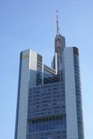 Commerzbank tower is an office building and steel structure that was built from 1994 until 1997. Commerzbank Tower Frankfurt 1997 Structurae