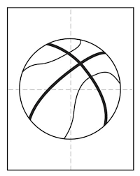 Basketball drawing easy for kids. How To Draw A Basketball Art Projects For Kids