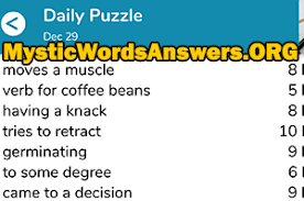 | meaning, pronunciation, translations and examples. To Some Degree 7 Little Words