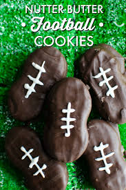 Decorating with rolled fondant is the easiest way to get a beautiful cookie in no time. Nutter Butter Football Cookies A Grande Life