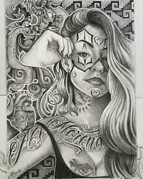 Chicano is unusual and remarkable art, which originates since 40s of the last century. Pin By John Maximo Pino Alarcon On Chikano Chicano Art Tattoos Prison Art Tattoo Art Drawings