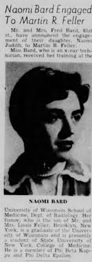 Naomi Judith Bard Feller (1935-2021)