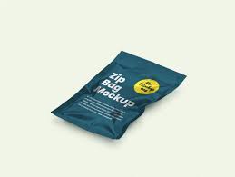 Zip Pouch Bag Package Mockup In 2020 Zipped Bag Bag Packaging Free Packaging Mockup