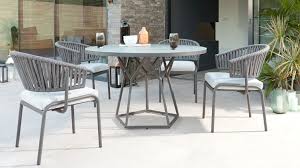 Porto Grey Round 4 To 6 Seater Round Dining Table Danetti Uk Outdoor Dining Chairs Round Table And Chairs Outdoor Dining Table