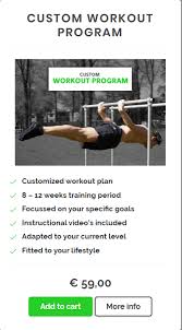 calisthenics workout program