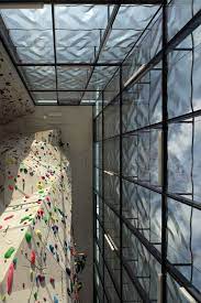 Some are brick or wooden constructions, but on most modern walls, the material most often used is a thick multiplex board with holes drilled into it. Indoor Rock Climbing W Meraner M Mutschlechner Indoor Rock Climbing Rock Climbing Gym Bouldering Wall