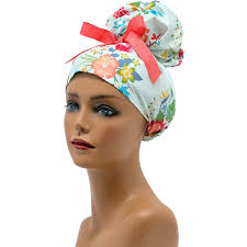 Emma High Bun Scrub Cap, Emma Scrub Cap, Ponytail Scrub Caps, Scrub Cap for  Women, Surgical Cap, Nurse Scrub Cap, Bun Scrub Cap,