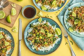 Pork And Thai Basil Stir Fry Recipe Hellofresh Recipe Hello Fresh Recipes Pork Stir Fry Hello Fresh Pork