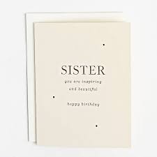 Truance pop up happy birthday card flowers for mom daughter dad sister and friend, birthday card for wife husband birthday card with blank note. Inspiring And Beautiful Sister Birthday Card Paper Source