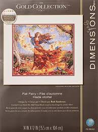 Message board don't miss our message board to find information, keep informed, or just chat with other stitchers. Amazon Com Dimensions Advanced Counted Cross Stitch Kit Fall Fairy 16 Count Dove Grey Aida 14 X 12