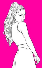 Grande coloring page 100 images grande coloring pages glum me. Ariana Grande Coloring Book For Android Apk Download