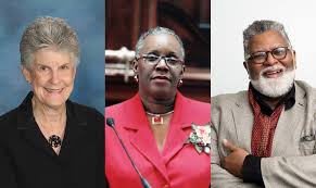 Patricia Gainey, a retired North Carolina educator; Brenda Lee Pryce, a  former South Carolina state representative and community leader in  Spartanburg; and Alexander Smalls, the winner of James Beard, Grammy and  Tony