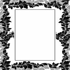 Contoh undangan pernikahan merupakan contoh undangan yang sangat unik dengan backgroun beranda facebook dan cara memesan undangan contoh undangan pernikahan sederhana dengan warna coklat dan hiasan layaknya surat pada umumnya dengan model formal hal tersebut. 15 Bingkai Undangan Pernikahan Hitam Putih Terbaru