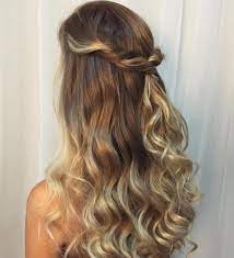 50 Half Updos For Your Perfect Everyday And Party Looks Formal Hairstyles For Long Hair Braids For Long Hair Curly Hair Styles Naturally