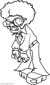 Plants vs zombies head coloring pages for kids printable. Plants Vs Zombies Coloring Pages Coloringall
