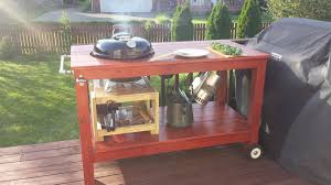 Weber Jumbo Joe Grill Table Bbq Table Grill Table Decor