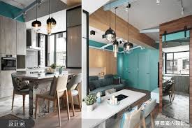 點選看更多花磚廚房案例圖片 kitchen interior kitchen dining room interior