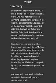 Supercorp Fanfictions