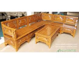 Jual kursi sudut untuk tamu model minimalis kayu jati modern. Kursi Tamu Ukiran Set Sudut Majapahit Allia Furniture