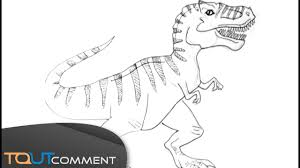 J'apprends à dessiner les dinosaures, philippe legendre, fleurus. Dessiner Un Dinosaure Tyrannosaurus Rex T Rex Youtube