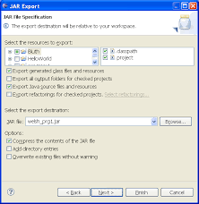 It will start the conversion process which will take some time to. Creating A Jar File