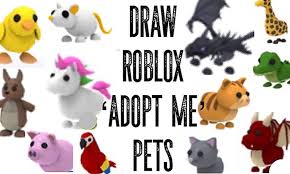 Draw Roblox Adopt Me Pets Small Online Class For Ages 8 13 In 2020 Roblox Pets Drawing Adoption